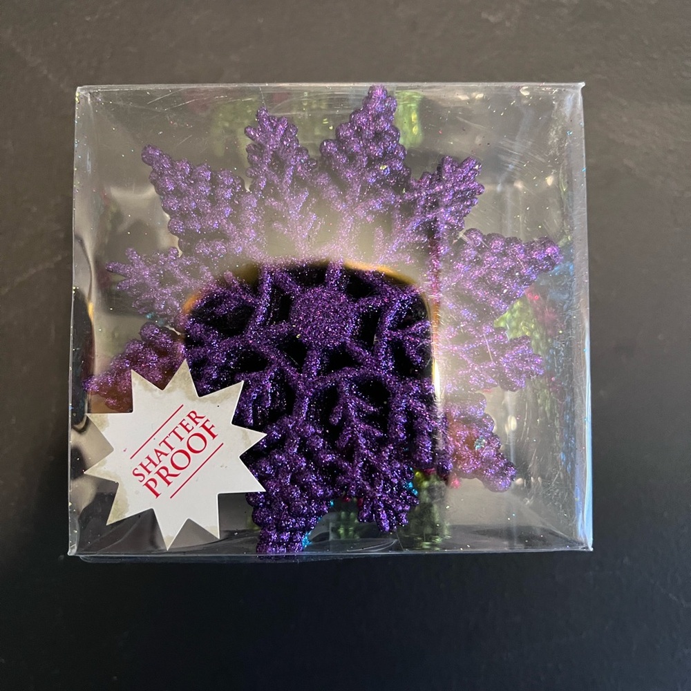 Shatterproof Snowflake Ornaments